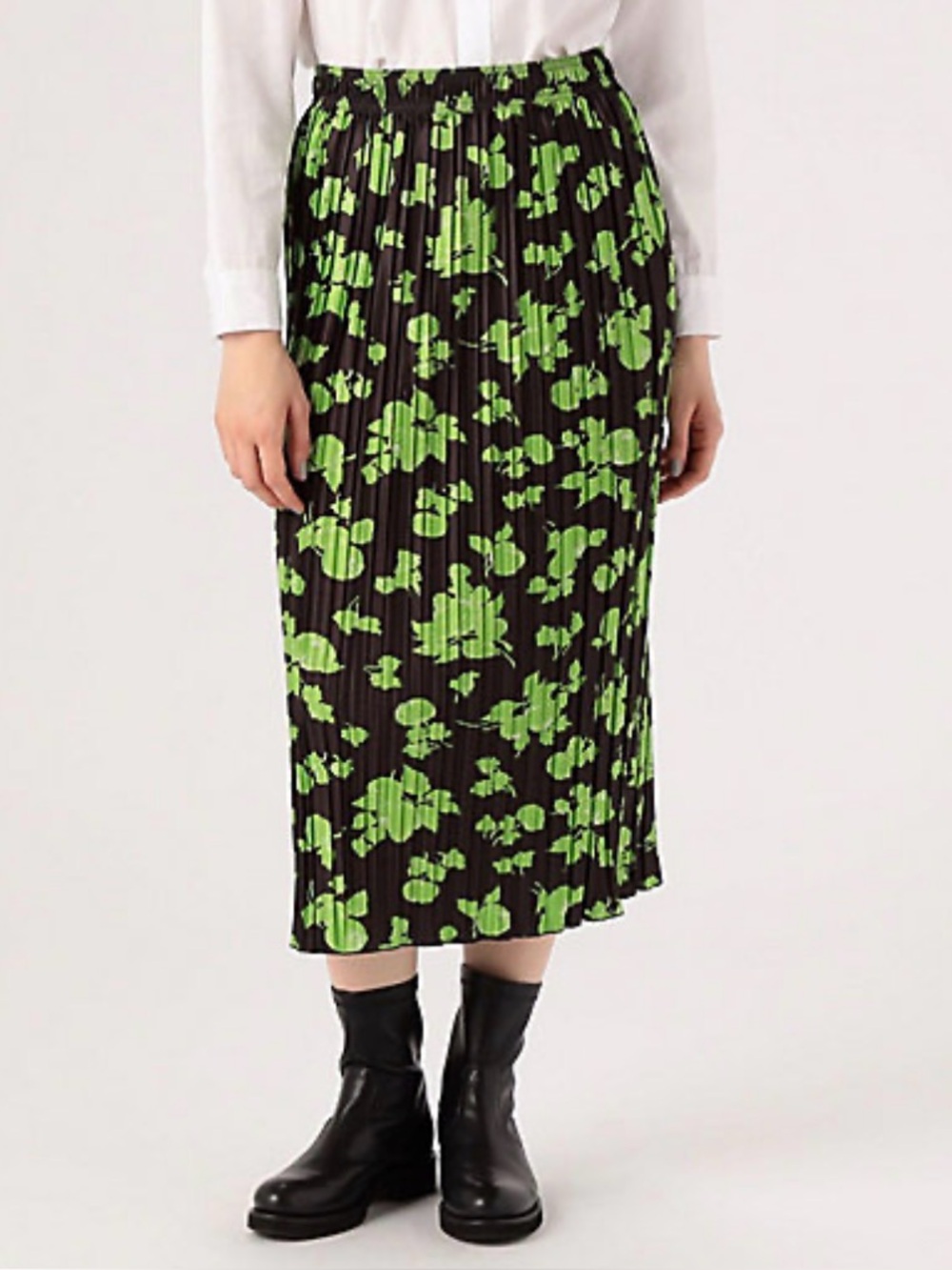 No 6 Store Kotomi Floral Fruit Pleated Pleat Midi Skirt Medium M Flower